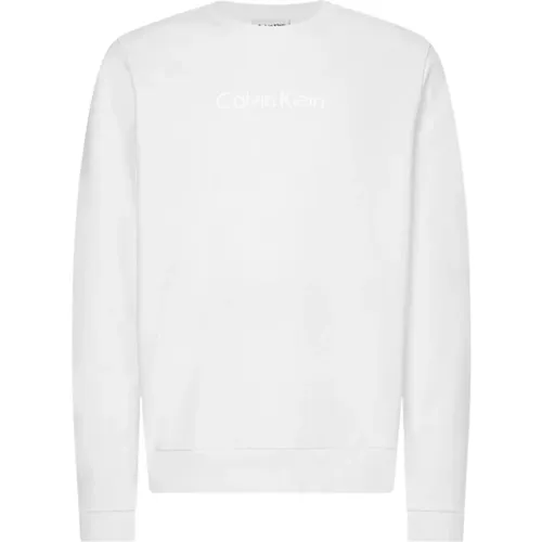 Modernes Sweatshirt mit Frontlogo , Herren, Größe: S - Calvin Klein - Modalova