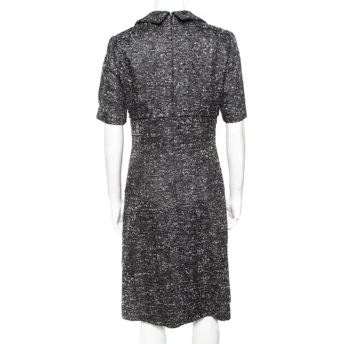 Pre-owned Wool dresses , female, Sizes: M - Oscar De La Renta Pre-owned - Modalova