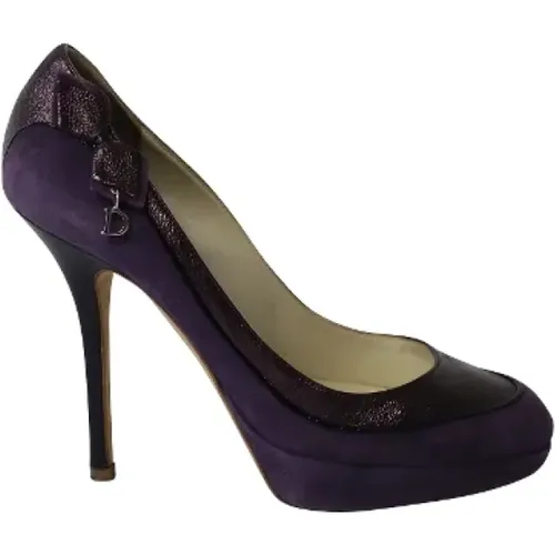 Pre-owned Suede heels , female, Sizes: 2 1/2 UK - Dior Vintage - Modalova
