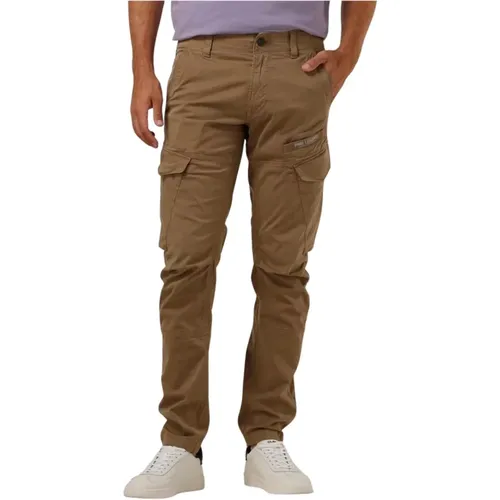 Braune Cargo Hose Stretch Twill , Herren, Größe: W32 L36 - PME Legend - Modalova