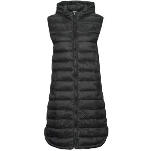 Schwarze Melody Damen Steppjacke , Damen, Größe: M - Only - Modalova