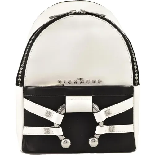 Stylish PU Backpack , female, Sizes: ONE SIZE - John Richmond - Modalova