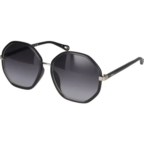 Stylische Sonnenbrille Ch0133Sa , Damen, Größe: 59 MM - Chloé - Modalova