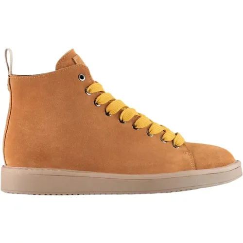P01 Ankle Boot Suede Microfibre Lining Sugar-Yellow , male, Sizes: 6 UK - Panchic - Modalova