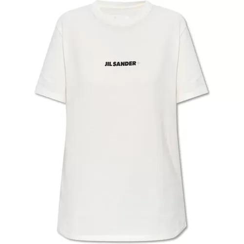 T-Shirt mit Logo , Damen, Größe: M - Jil Sander - Modalova