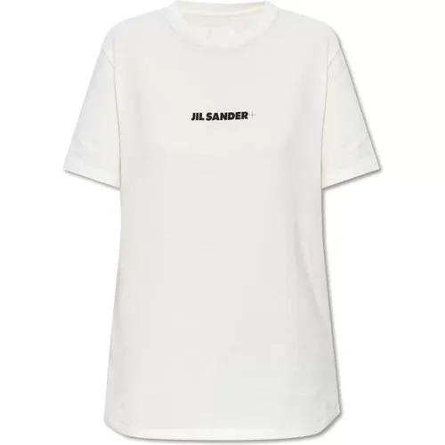 T-Shirt mit Logo , Damen, Größe: XS - Jil Sander - Modalova