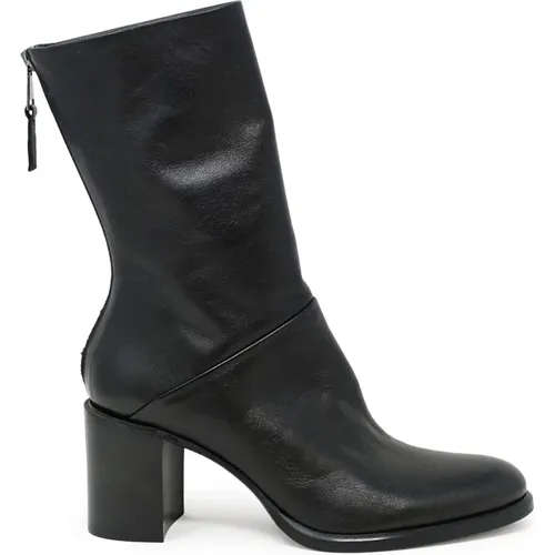 Leather Ankle Boots Fw22 , female, Sizes: 6 UK, 5 UK, 8 UK - Elena Iachi - Modalova