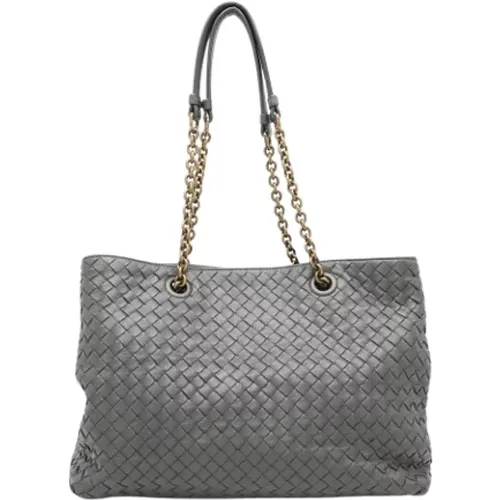 Pre-owned Leder schultertasche - Bottega Veneta Vintage - Modalova