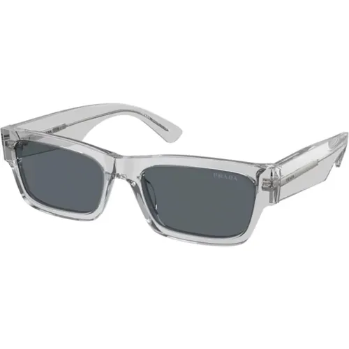 Rechteckige Sonnenbrille transparenter Rahmen - Prada - Modalova