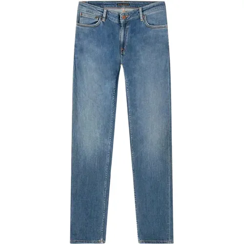 Skinny Jeans , Herren, Größe: W34 - Nudie Jeans - Modalova