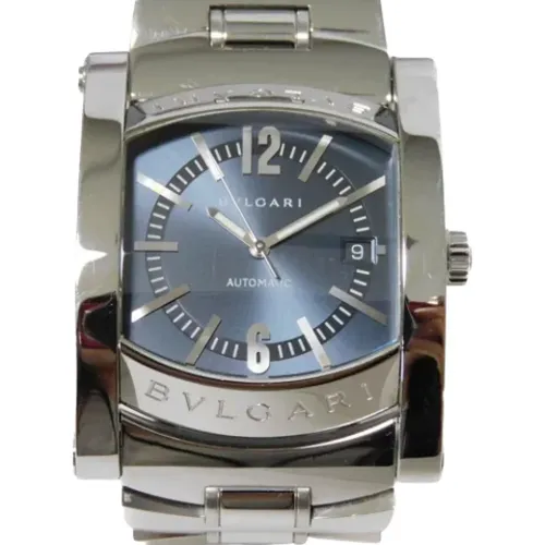 Pre-owned Stainless Steel watches , female, Sizes: ONE SIZE - Bvlgari Vintage - Modalova