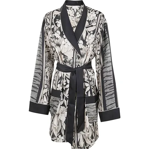 Printed Kimono , female, Sizes: ONE SIZE - Pierre-Louis Mascia - Modalova