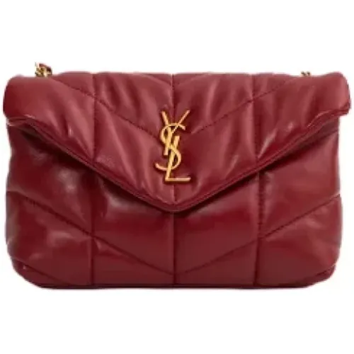 Pre-owned Leather shoulder-bags , female, Sizes: ONE SIZE - Yves Saint Laurent Vintage - Modalova