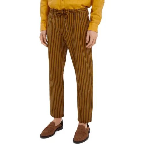 Cotton Striped Chino Pants , male, Sizes: W34 - Scotch & Soda - Modalova