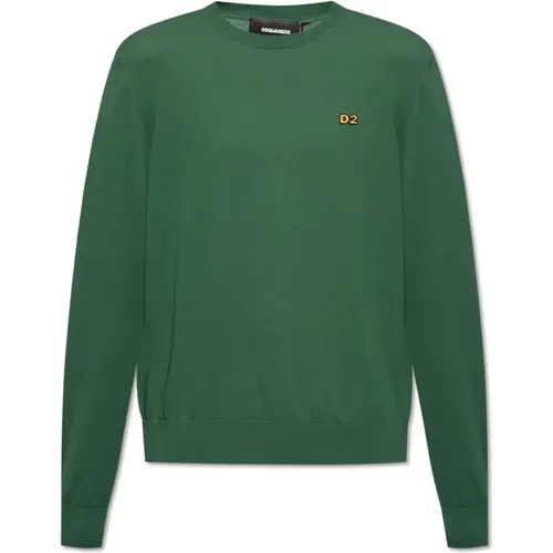 Pullover mit Logo , Herren, Größe: XL - Dsquared2 - Modalova