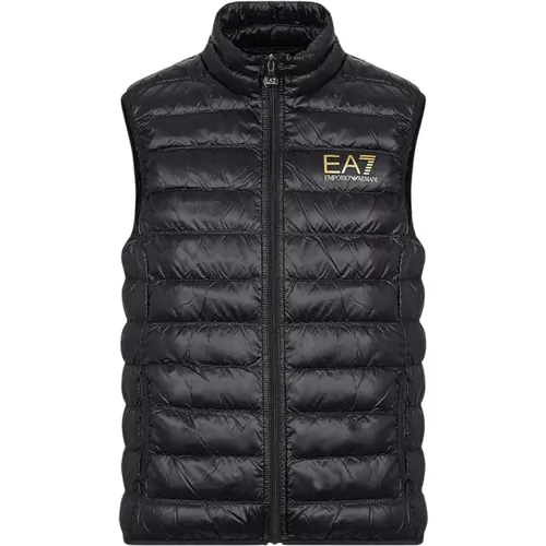 Packable Down Jacket Topwear , male, Sizes: L, M, 2XL - Emporio Armani EA7 - Modalova