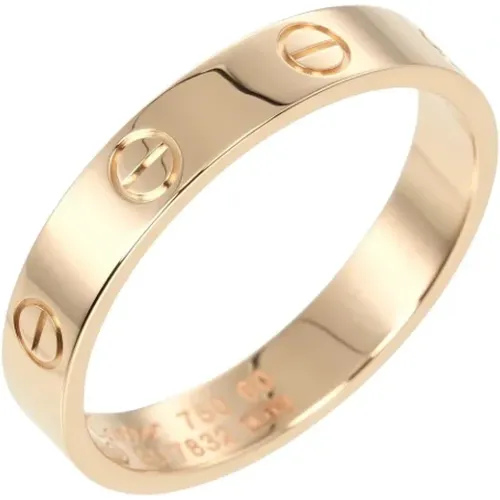 Pre-owned Rose Gold rings , female, Sizes: ONE SIZE - Cartier Vintage - Modalova