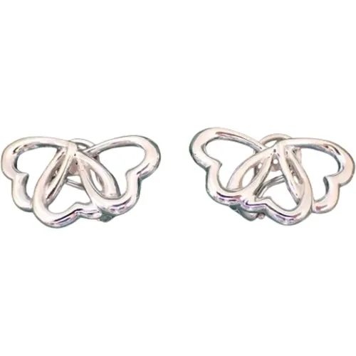 Pre-owned Silver earrings , female, Sizes: ONE SIZE - Tiffany & Co. Pre-owned - Modalova