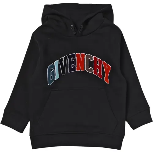 Schwarzer Kapuzenpullover mit Logo - Givenchy - Modalova