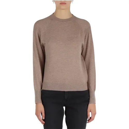 Fantasy Viskose Rundhals Pullover - EMME DI MARELLA - Modalova