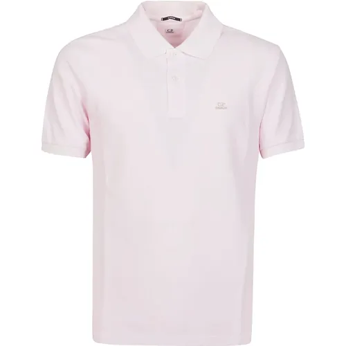 Piquet Resist Dyed Short Sleeve Polo Shirt , male, Sizes: XL, S, M - C.P. Company - Modalova