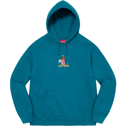 Limited Edition Angel Hoodie Marine , male, Sizes: M, 2XL - Supreme - Modalova