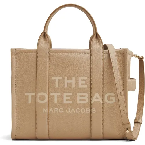 Caramel Medium Tote Bag in Leather , female, Sizes: ONE SIZE - Marc Jacobs - Modalova