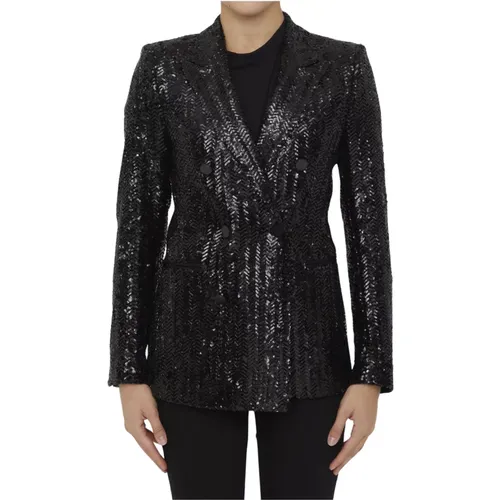 Sequin Parigi Jacket , female, Sizes: L, S - Tagliatore - Modalova