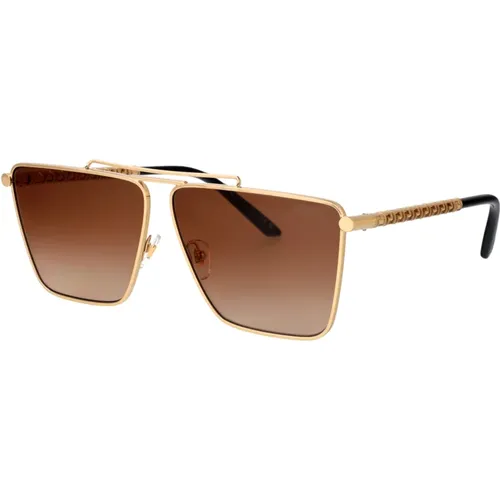 Stylish Men's Sunglasses , male, Sizes: 64 MM - Versace - Modalova