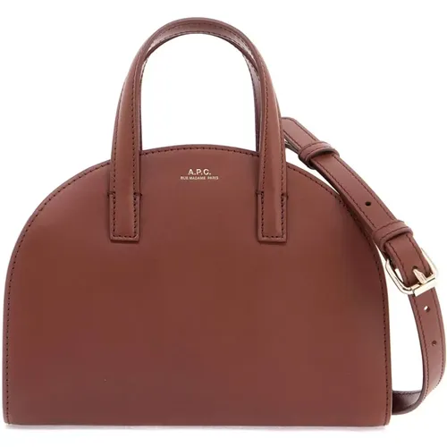 Halbmond Leder Tote Tasche A.P.C - A.P.C. - Modalova