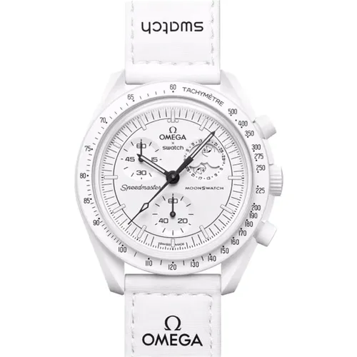 MoonSwatch Snoopy Chronograph Watch , unisex, Sizes: ONE SIZE - Omega - Modalova