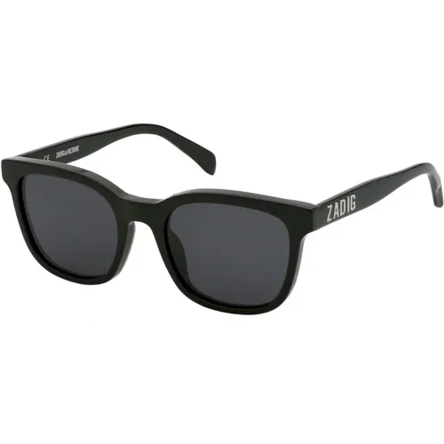 Schicke Schwarze Sonnenbrille , unisex, Größe: 53 MM - Zadig & Voltaire - Modalova