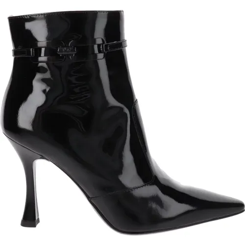 Leather Ankle Boots Stylish Modern Design , female, Sizes: 4 UK, 6 UK, 3 UK - Nerogiardini - Modalova