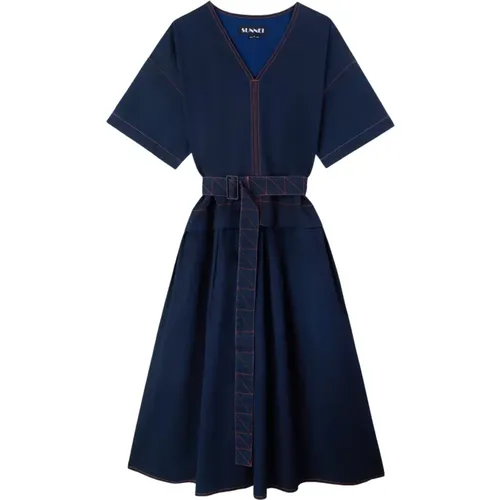 Polo Kleid , Damen, Größe: L - Sunnei - Modalova