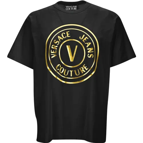 T-Shirts und Polos , Herren, Größe: L - Versace Jeans Couture - Modalova