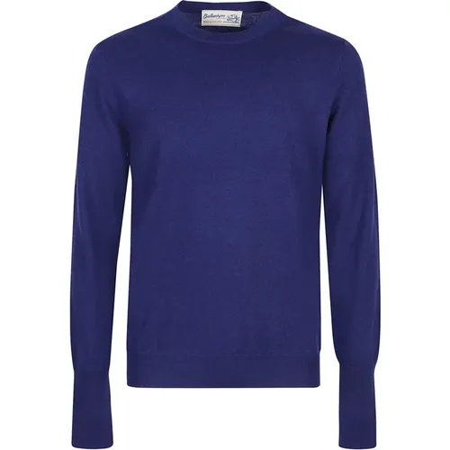 Plain Round Neck Sweater , male, Sizes: M, XL - Ballantyne - Modalova