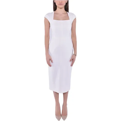 Ärmelloses Cady-Kleid mit Vertikalen Schnitten , Damen, Größe: S - Max Mara Studio - Modalova