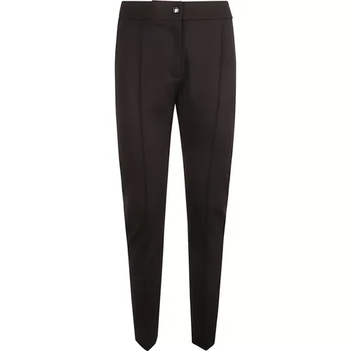 Slim-Fit Trousers with Seam Detailing , female, Sizes: 2XS - Moncler - Modalova