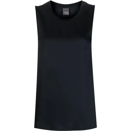 Blaue Casual Bluse Tank Top - Lorena Antoniazzi - Modalova