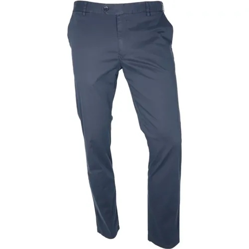 Oslo Perfect Fit Flex Trousers , male, Sizes: W42 L32, W40 L32 - Meyer - Modalova