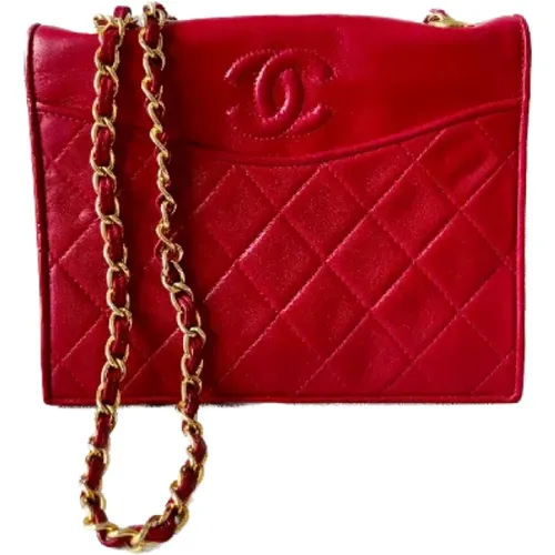 Pre-owned Leather chanel-bags , female, Sizes: ONE SIZE - Chanel Vintage - Modalova