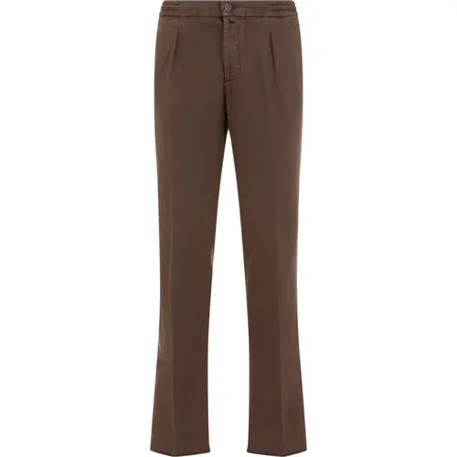 Castagna Casual Pants , male, Sizes: W32 - Kiton - Modalova