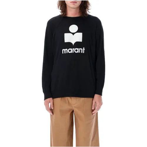 Long Sleeve Logo T-Shirt , male, Sizes: M - Isabel marant - Modalova