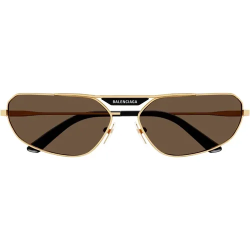 Modern Oval Metal Sunglasses Bb0245S TAG 2.0 , female, Sizes: 64 MM - Balenciaga - Modalova