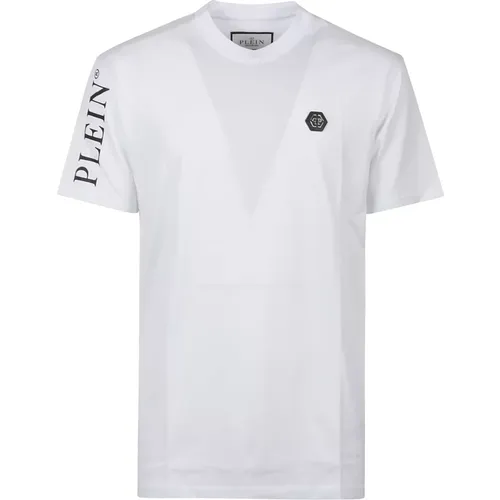 Lässiges Baumwoll T-Shirt , Herren, Größe: XL - Philipp Plein - Modalova