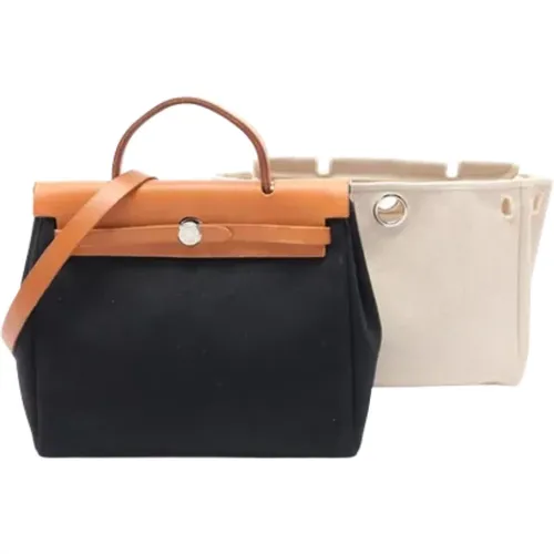 Pre-owned Canvas handbags , female, Sizes: ONE SIZE - Hermès Vintage - Modalova