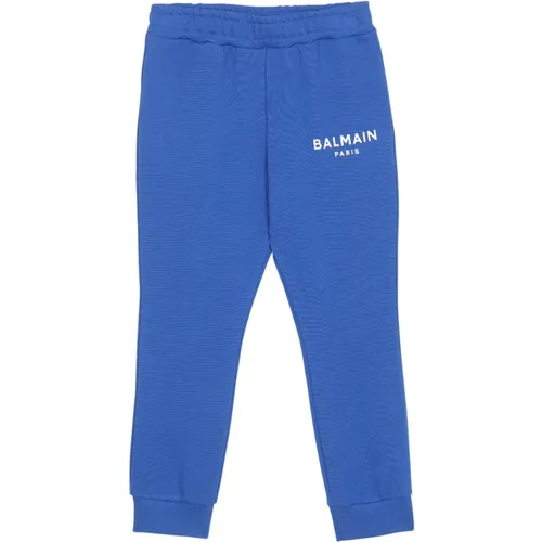 Cotton jogging bottoms with logo - Balmain - Modalova
