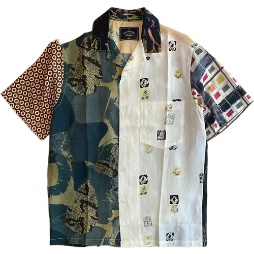 General Patchwork Shirt , male, Sizes: M, S, XL - Portuguese Flannel - Modalova