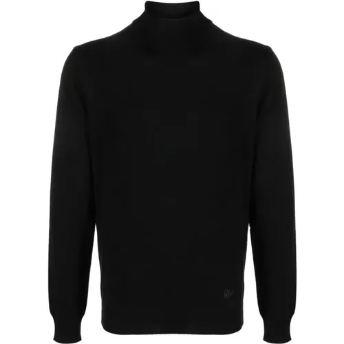 Virgin Wool Rollneck Sweater - Corneliani - Modalova