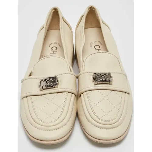 Pre-owned Leather flats , female, Sizes: 2 UK - Chanel Vintage - Modalova